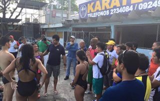 Clinica de natación en Ecuador